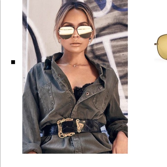 ! 1 left! Rare! Quay green gold high key Sunnies - Picture 4 of 10